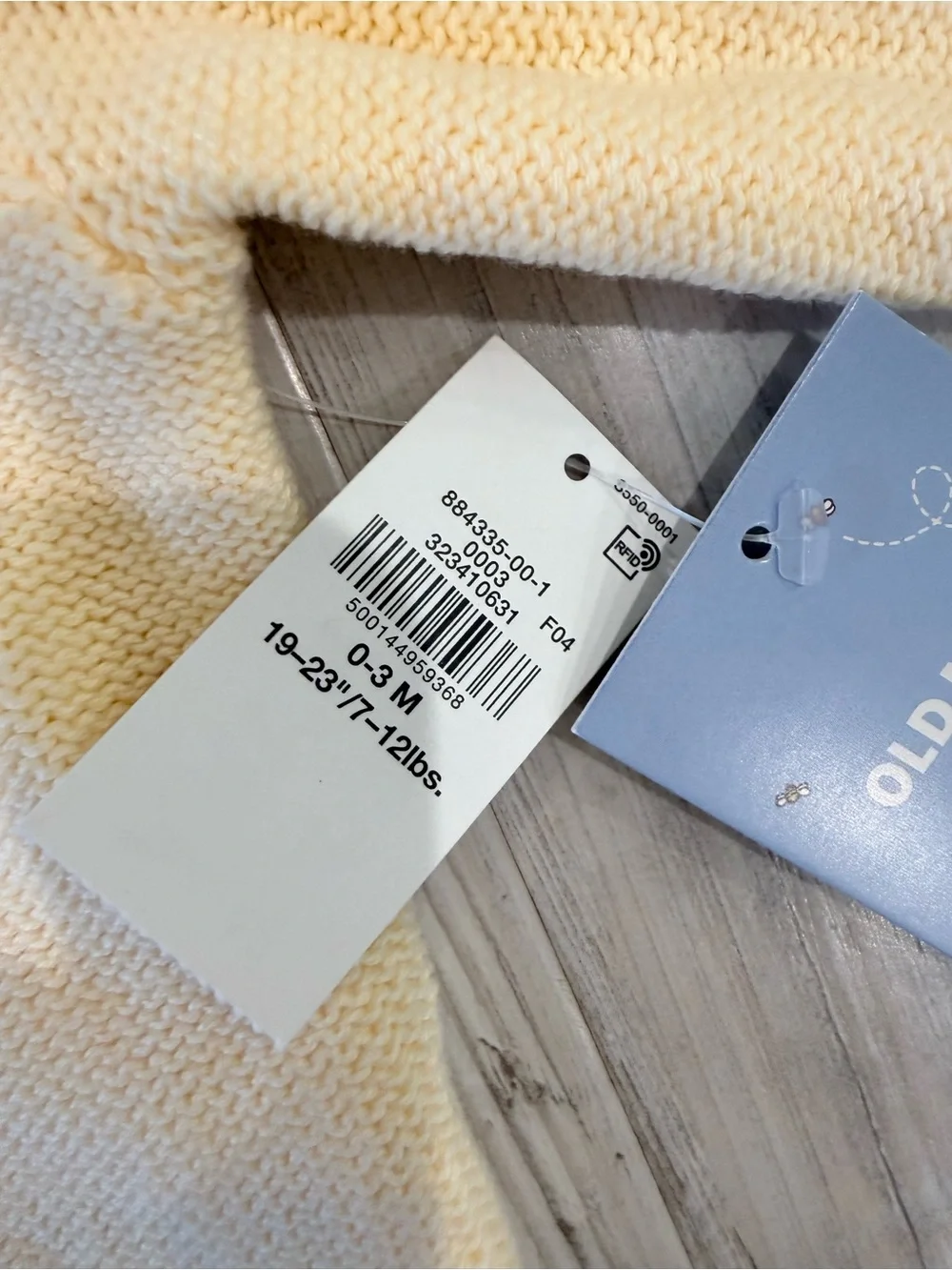 Old Navy Cream Knit Hoodie Sweater with Winnie the Pooh